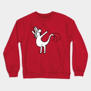 Angry Dinosaur Crewneck Sweatshirt